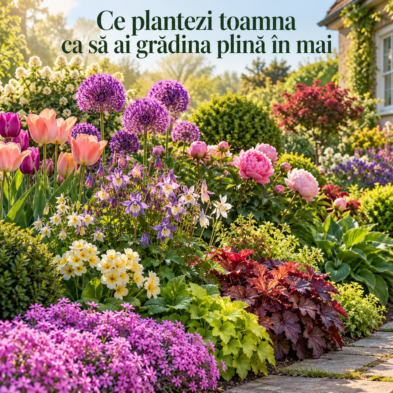 Ce plantezi toamna ca să ai grădina plină în mai