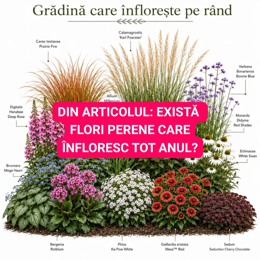 Gradina care infloreste pe rand