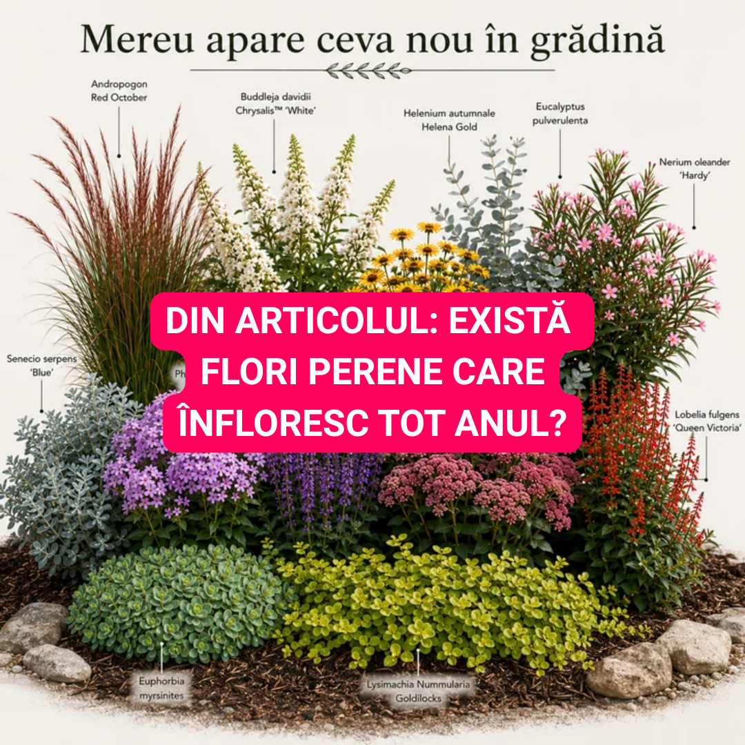 Mereu ceva nou in gradina - perene care infloresc pe rand