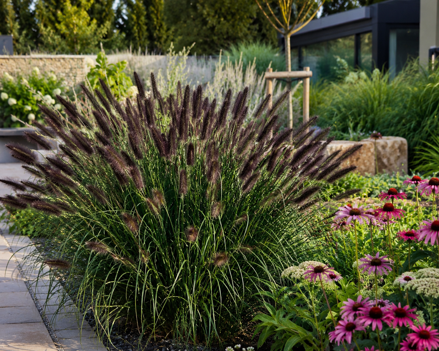 Pennisetum Alopecuroides 'Black Beauty'