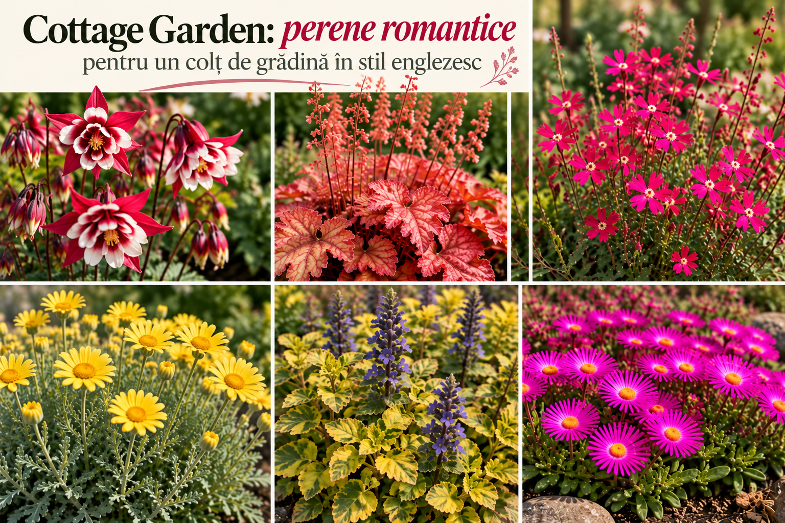 Cottage Garden: perene romantice pentru un colț de grădină în stil englezesc
