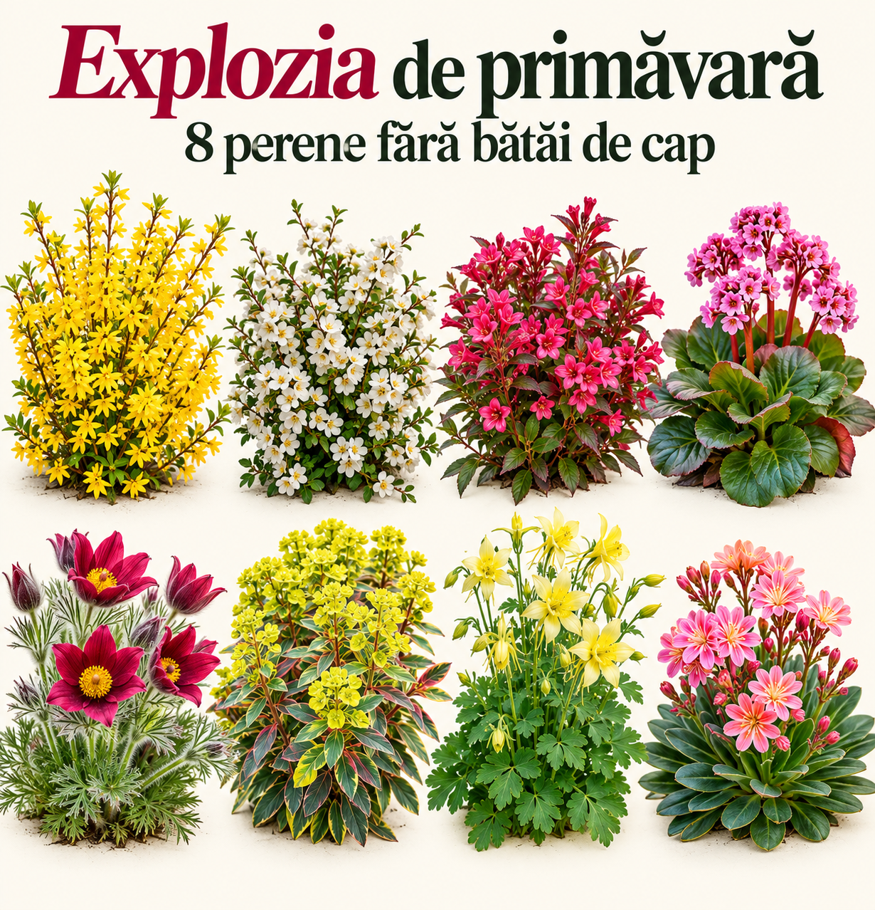 Explozia de primăvară: 8 perene fără bătăi de cap