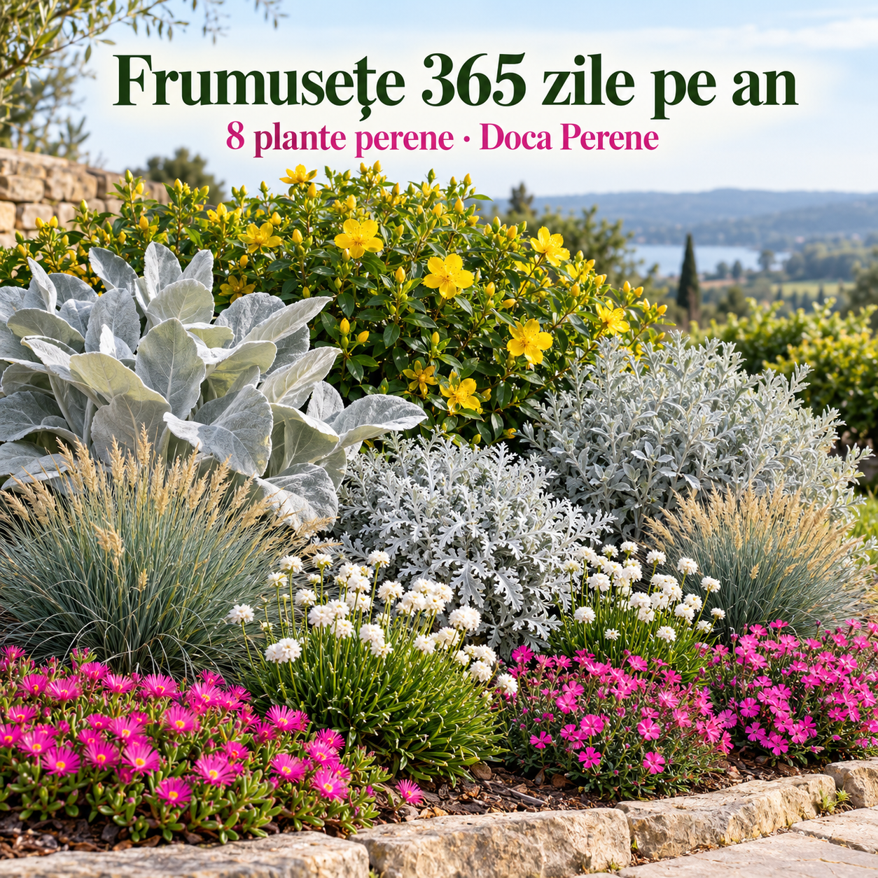 Frumusețe 365 zile pe an: pachet cu perene de grădină