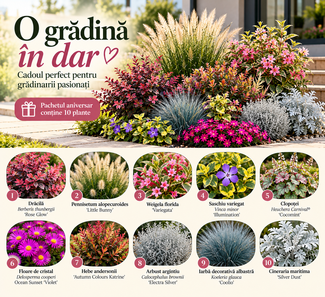 O grădină în dar - cadoul perfect pt grădinarii pasionați