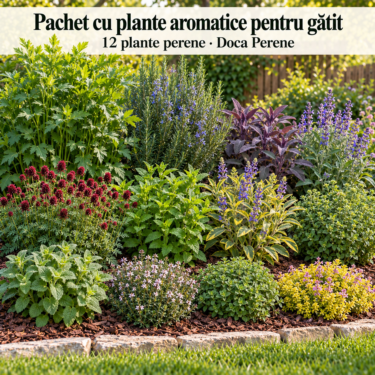 Pachet cu plante aromatice pentru gătit
