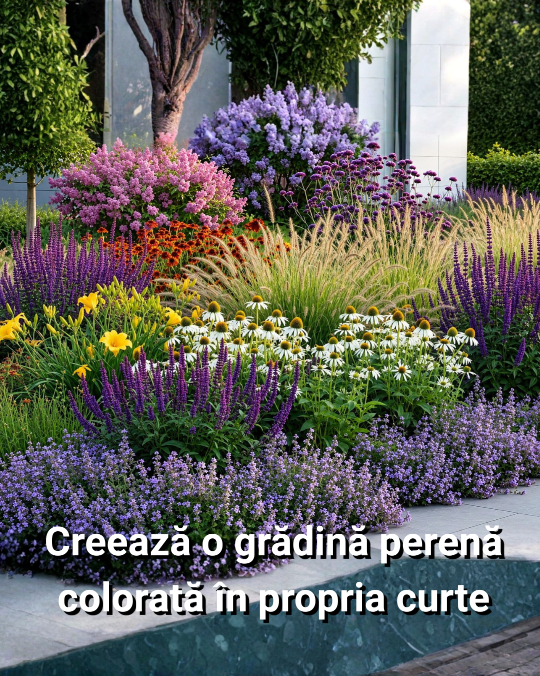 Grădină colorată