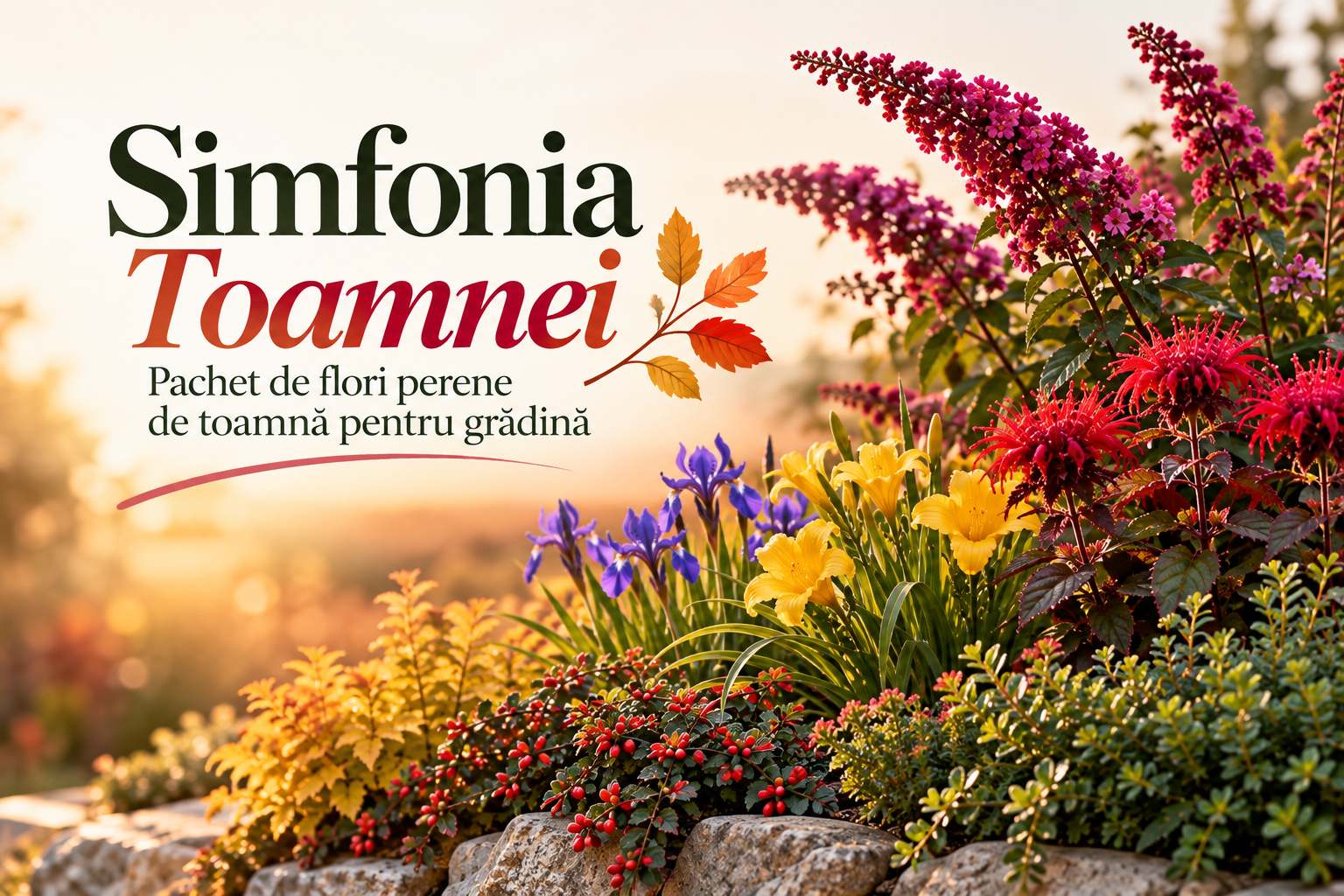 Simfonia Toamnei - Pachet de flori perene de toamnă pentru grădină