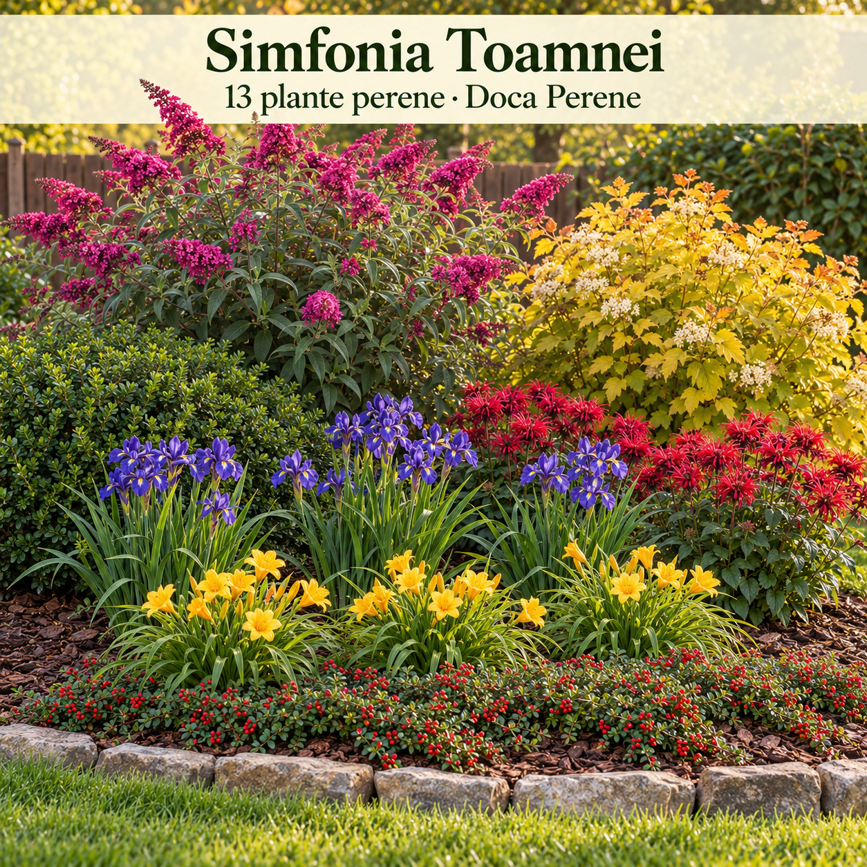 Simfonia Toamnei - Pachet de flori perene de toamnă pentru grădină