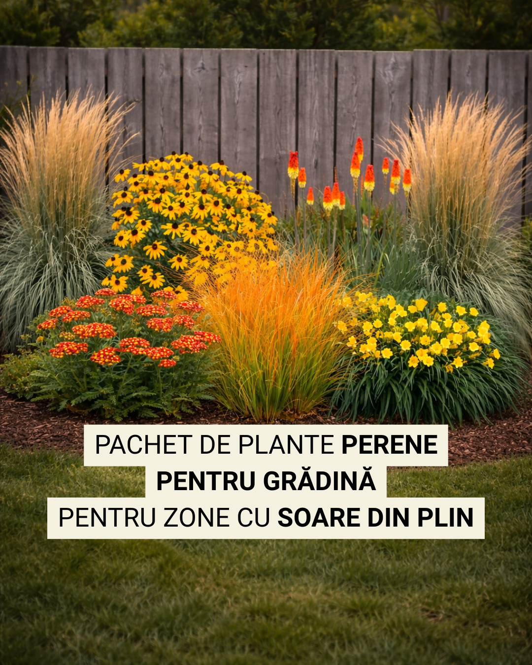Pachet perene de grădină pt soare puternic